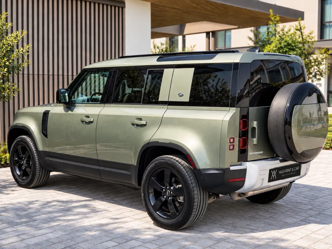 Land Rover Defender 7 Seats — opposite rear three-quarter exterior