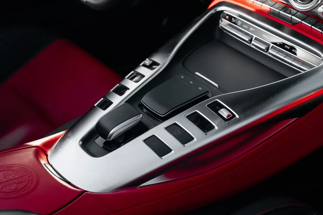 Mercedes-AMG GTC — centre console and gear selector close-up