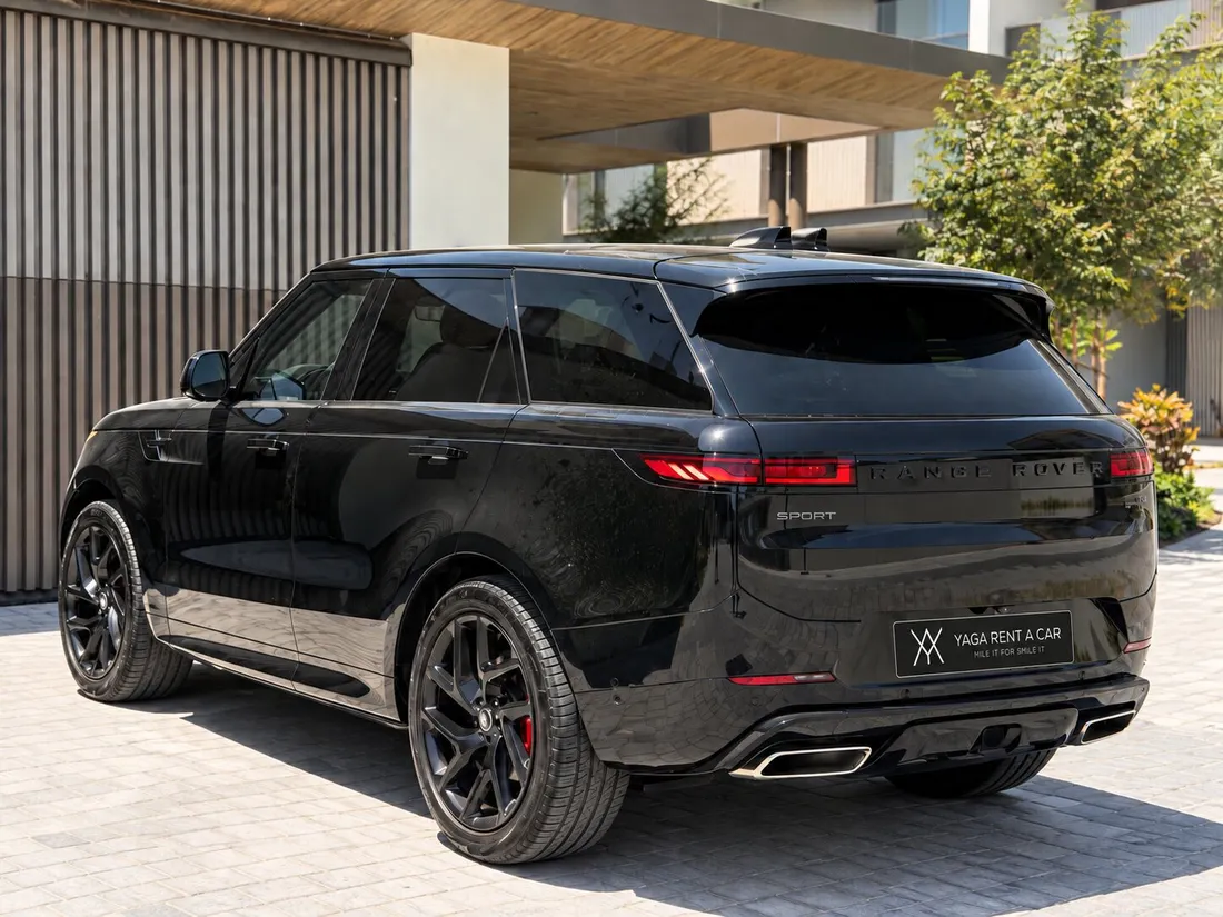 Range Rover Sport — rear three-quarter exterior and tail lights